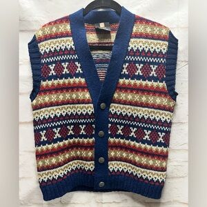 Fjord fashion wool vest size 48/large‎